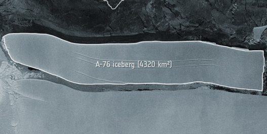 Ogromna santa leda površine Južnobanatskog okruga odlomila se od Antarktika