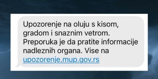 Jaku oluju u petak 23. maja u Beogradu pratilo je prvi put i – SMS upozorenje za građane